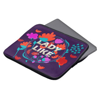 Capa Para Notebook Protetor de Laptop Floral LadyLike