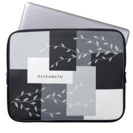 Capa Para Notebook Protetor de Laptop Geométrico Botânico Moderno
