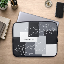 Capa Para Notebook Protetor de Laptop Geométrico Botânico Moderno