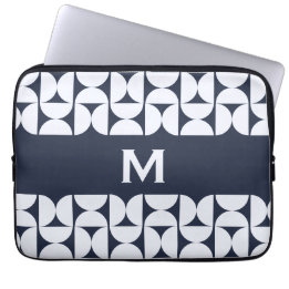 Capa Para Notebook Protetor de Laptop Geométrico Marinho Moderno 15 p