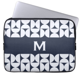 Capa Para Notebook Protetor de Laptop Geométrico Marinho Moderno 15 p