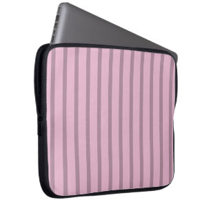 Capa Para Notebook Protetor de Laptop Moderno Rosa e Listras Roxas