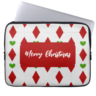 Capa Para Notebook Protetor de Laptop Natal Coração Estojo de Laptop
