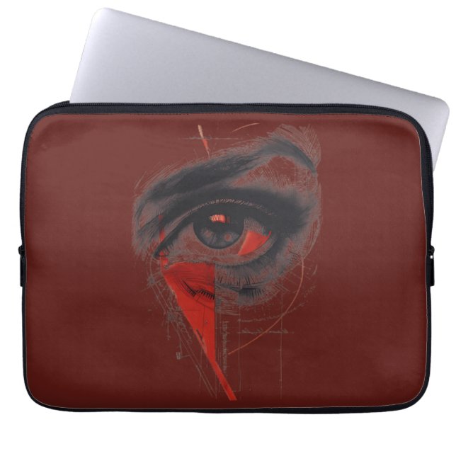 Capa Para Notebook Protetor de Laptop Olho Abstrato (Frente)