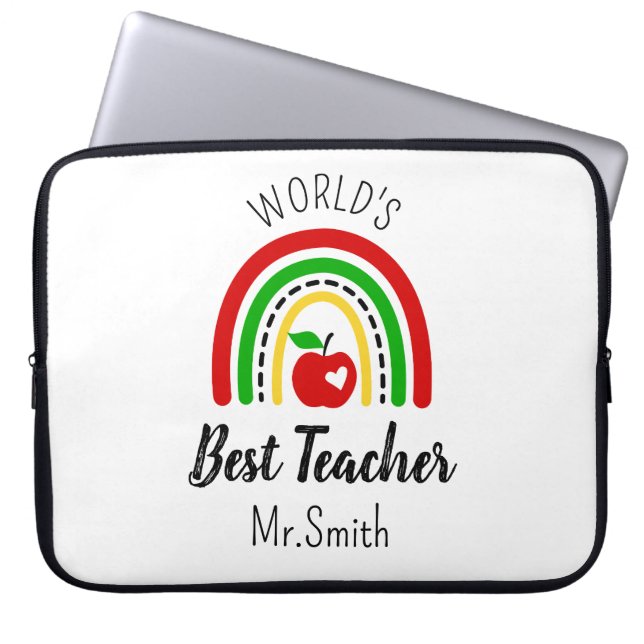 Capa Para Notebook Protetor de Laptop Personalizado Melhor Professor  (Frente)