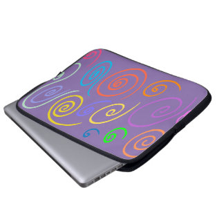 Capa Para Notebook Protetor de Laptop Redemoinhos de Arco-íris