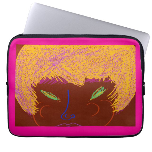 Capa Para Notebook Protetor de Laptop Sparkling Beauty Queen (Frente)