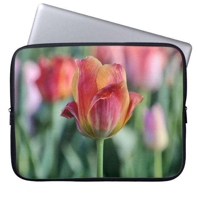 Capa Para Notebook Protetor de Laptop Tulipa Excepcional (Frente)
