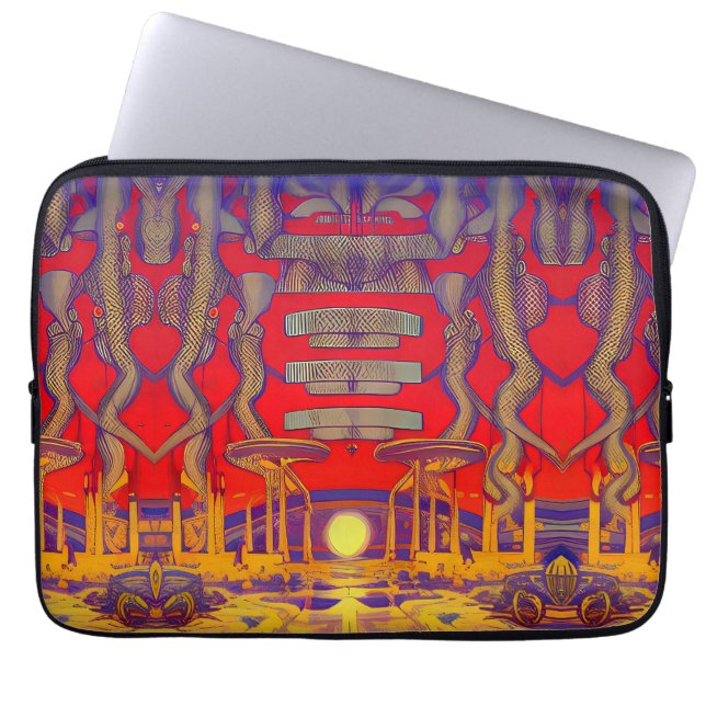 Capa Para Notebook Psychedelic Dreamland (Frente)