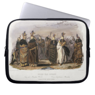 Capa Para Notebook Ptihn-Tak-Ochata, dança das mulheres de Mandan,