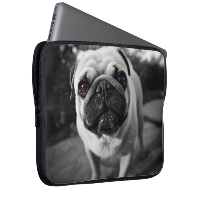 Capa Para Notebook Pug considerável (Frente Esquerda)