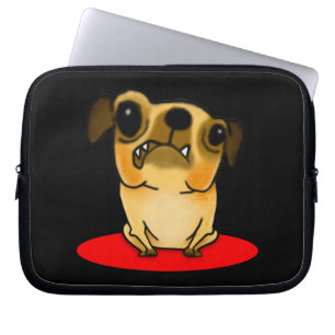 Capa Para Notebook Pug do dente de Snaggle