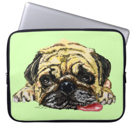 Capa Para Notebook Pug Dog Bolsa de laptop