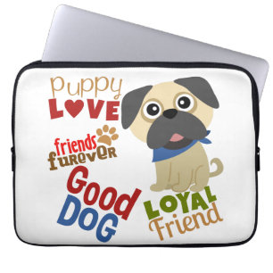 Capa Para Notebook Pug Dog Melhor Amigo