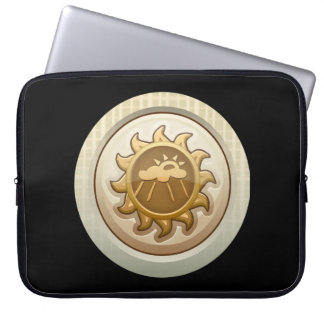 Capa Para Notebook Pulso aleatório: emblema do cosma da realização