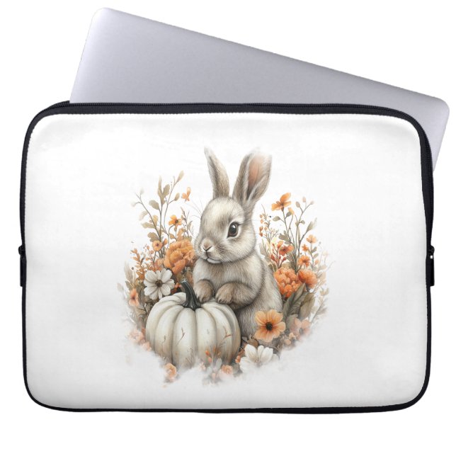 Capa Para Notebook Pumpkin De Camisa De Bunny (Frente)