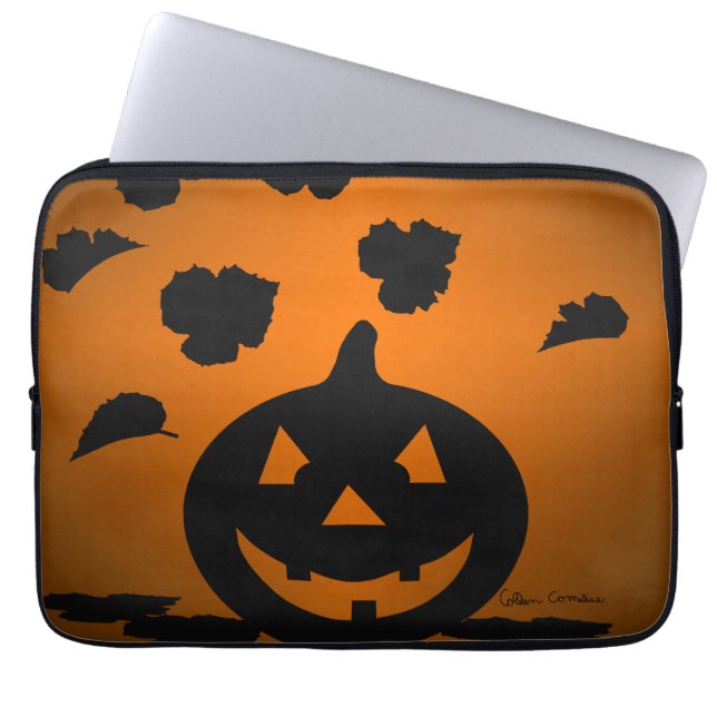 Capa Para Notebook Pumpkin e deixa a silhueta (Frente)