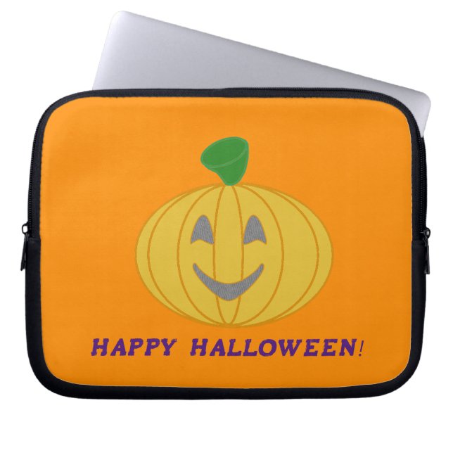Capa Para Notebook Pumpkin Laranja (Frente)