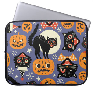 Capa Para Notebook Pumpkins Pumpkins Púrpura Padrão