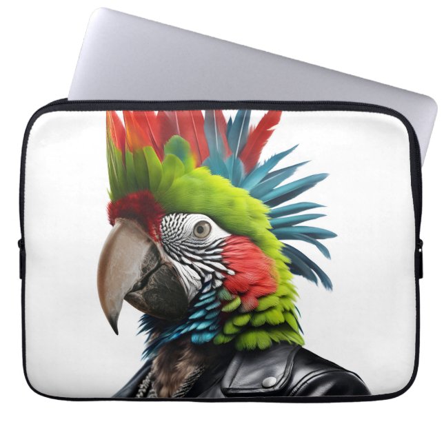 Capa Para Notebook Punk Parrot (Frente)