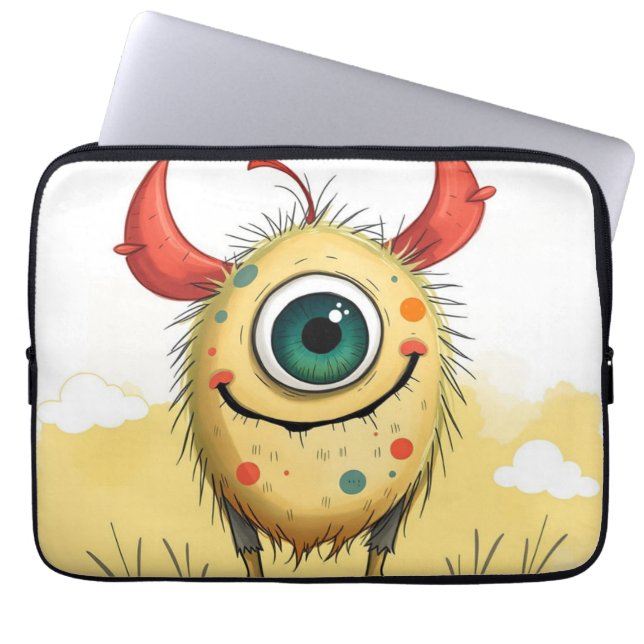 Capa Para Notebook „Pünktchen das Einauge“ (Frente)