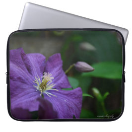 Capa Para Notebook Purple Clematis