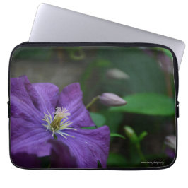 Capa Para Notebook Purple Clematis