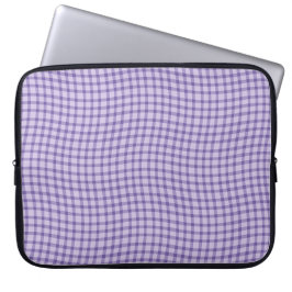 Capa Para Notebook Purple Plaid Checker Seamless Pattern
