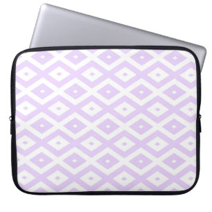 Capa Para Notebook Púrpura e padrão de diamante branco