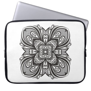 Capa Para Notebook Quadrado preto de Deco inspirado