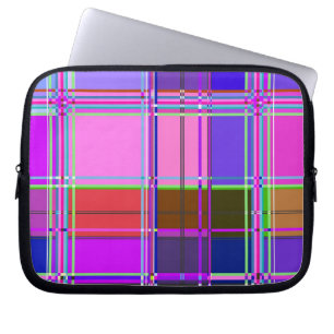 Capa Para Notebook Quadrados de cores do tecido