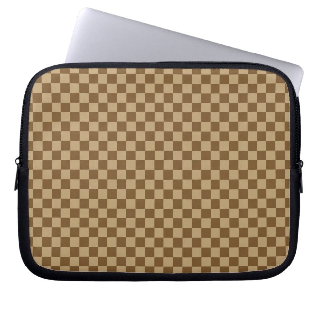 Capa Para Notebook Quadro de controlo clássico castanho de Shirley Ta (Frente)