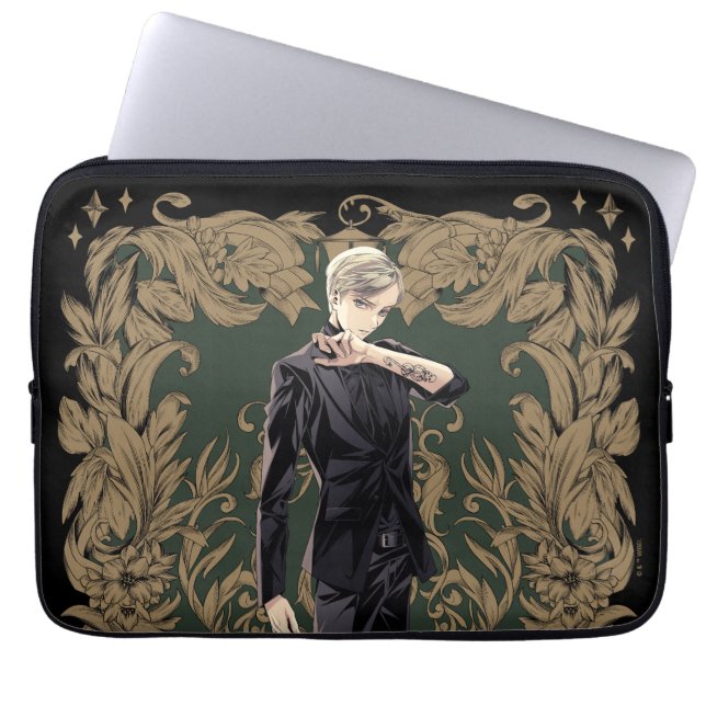 Capa Para Notebook Quadro de Ornamentado Anime Draco Malfoy (Frente)