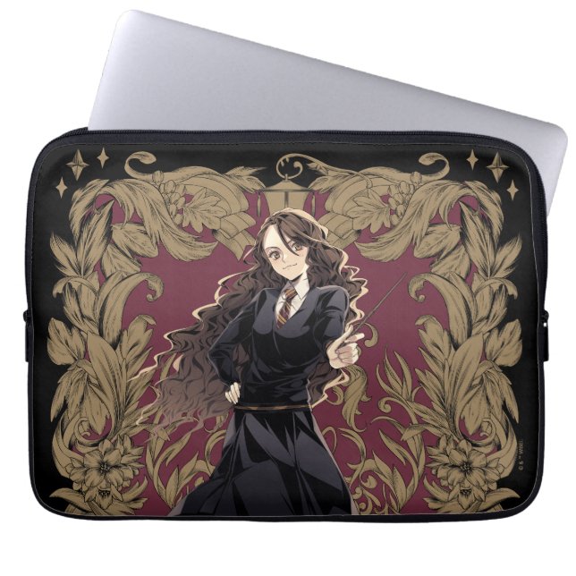 Capa Para Notebook Quadro de Ornamentado Hermione Granger (Frente)