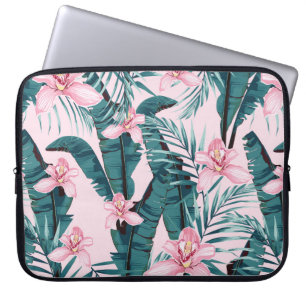 Capa Para Notebook Quadro trópico de verão pintando um padrão unif