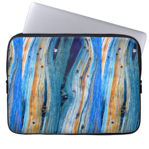 Capa Para Notebook quadros de barras azuis e meteoritos