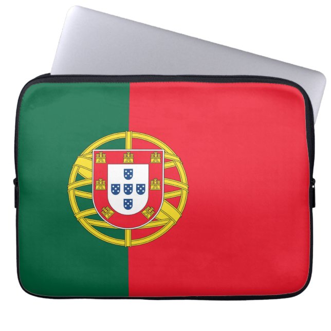 Capa Para Notebook Qualidade da bandeira portuguesa (Frente)