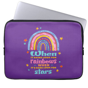 Capa Para Notebook Quando Chover Procure Os Arcos-Chuva