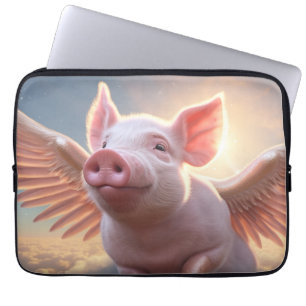 Capa Para Notebook Quando os suínos voam