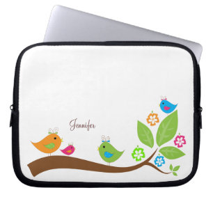 Capa Para Notebook Quatro Pequenas Aves