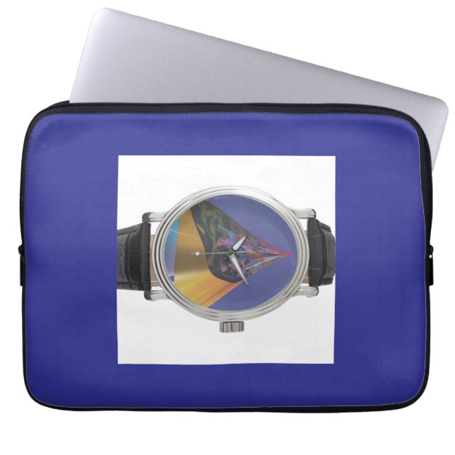 Capa Para Notebook Que horas são? Decorativo (Frente)