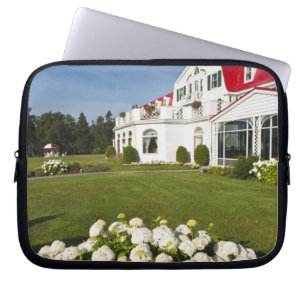 Capa Para Notebook Quebec, Canadá. Hotel Histórico Tadoussac, 3