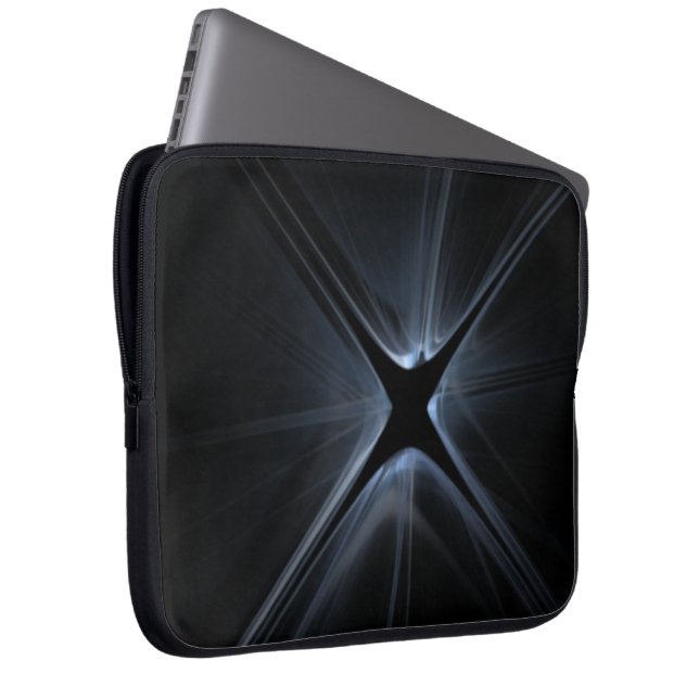 Capa Para Notebook Quebrando Por Fractal (Frente Esquerda)