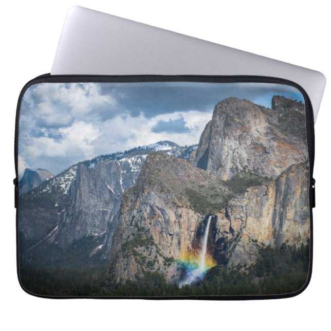Capa Para Notebook Quedas | Couve-Brida Caceiras Yosemite California (Frente)