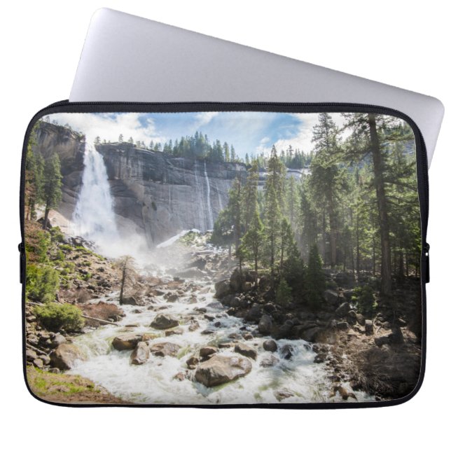 Capa Para Notebook Quedas | Nevada Fall, Yosemite, CA (Frente)