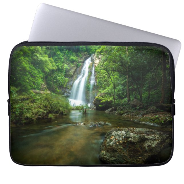 Capa Para Notebook Quedas | Tamnung Waterfall, Phuket Thailand (Frente)