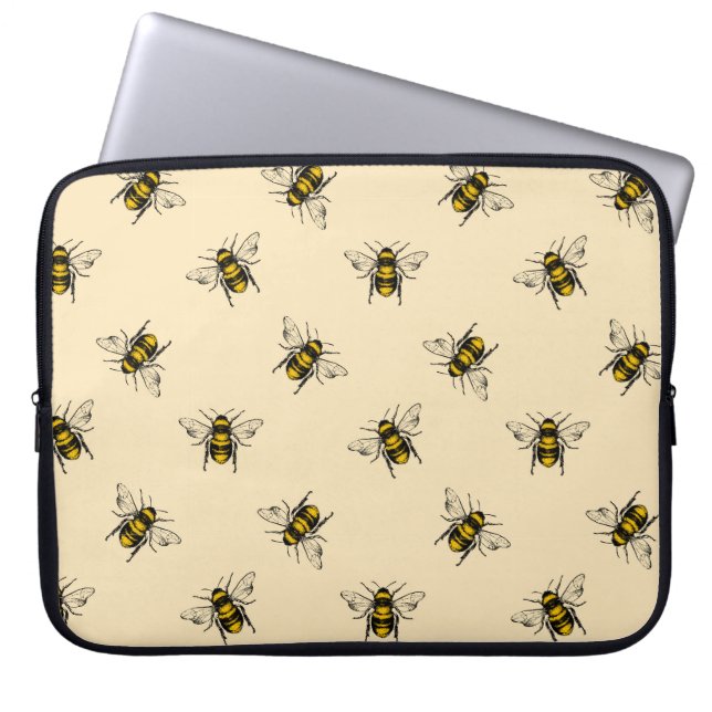 Capa Para Notebook Queen Bee Pattern (Frente)
