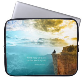 Capa Para Notebook Quote Friedrich Nietzsche Nature Adventure Nature