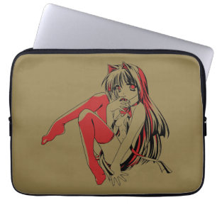 Capa Para Notebook R & B Manga, Neko Catgirl Furry Loli Anime