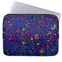 Rabisco divertido formas vibrantes coloridas